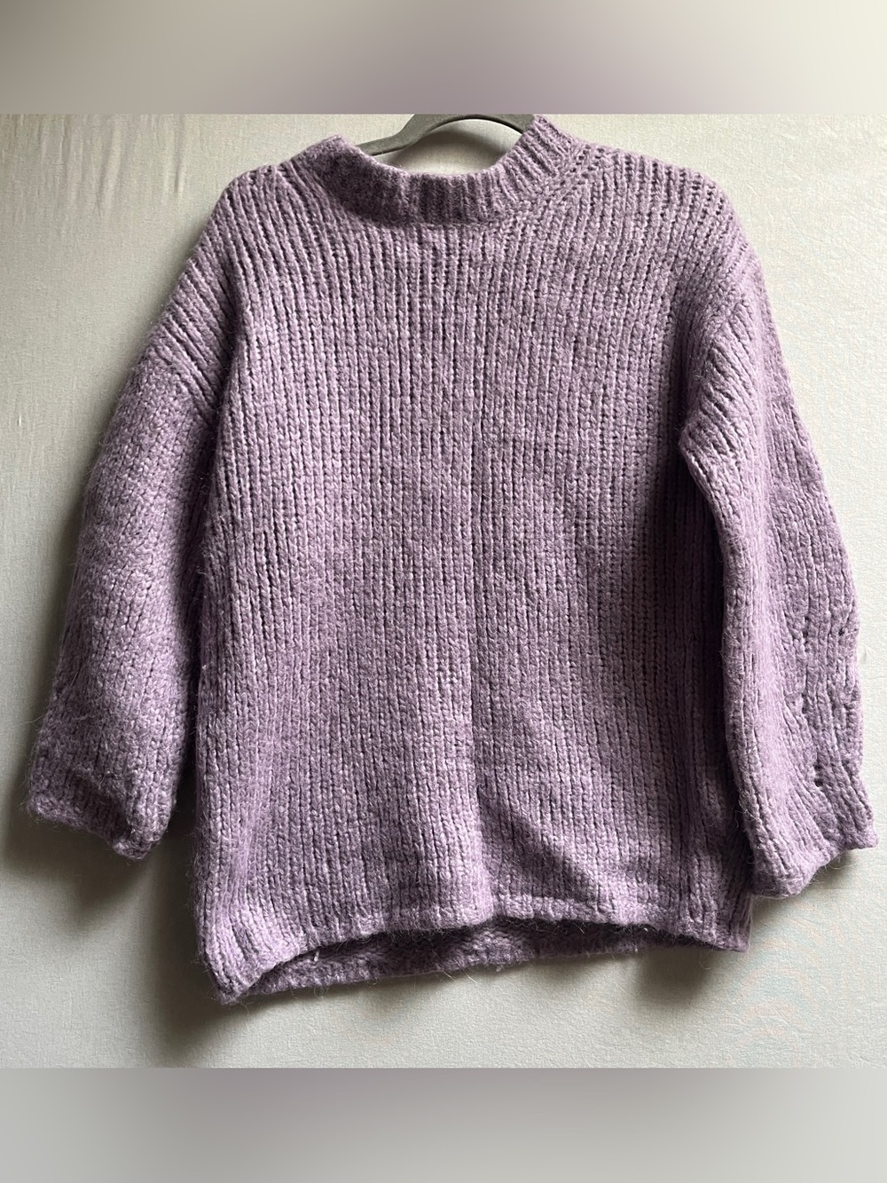 Wilfred Thierry Alpaca Wool Blend Crewneck Sweater Cream Size S